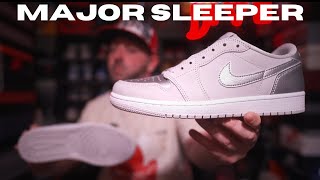 Why Is No One Talking About The Air Jordan 1 Low quotSilverquot [upl. by Christel]