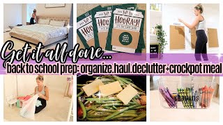 NEW GET IT ALL DONE BACK TO SCHOOL PREP  CROCKPOT MEAL FALL 2021  TIFFANI BEASTON HOMEMAKING [upl. by Utham]