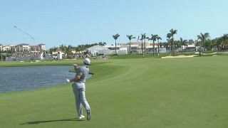 Rory McIlroy’s approach into water and club toss at the Cadillac Championship [upl. by Sasha]