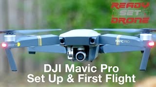 DJI Mavic  Set Up amp First Flight [upl. by Gonzalez]