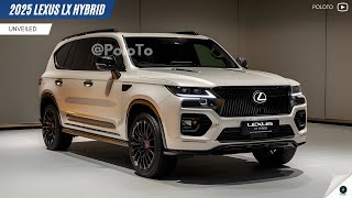 New 2025 Lexus LX Hybrid Unveiled  features a new design and powertrain [upl. by Shien]