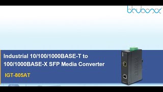 IGT805AT Industrial Media Converter [upl. by Hock189]