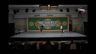 Katie Claar MidAmerica Oireachtas 2022 Reel irishdance [upl. by Xed]