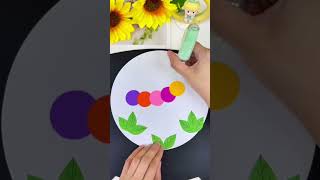 Use the pushbutton glue to quickly stick a caterpillar sticker picture childrens stickers ki [upl. by Ferne]