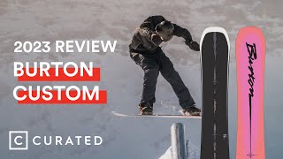 2023 Burton Custom Snowboard Review 2024 Same Tech Different Graphic  Curated [upl. by Robinet]