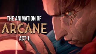 The beautiful animation touches of ARCANE  Act 1 animation review [upl. by Pliske359]