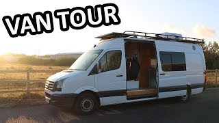 VW Crafter Campervan Conversion Full Van Tour [upl. by Campagna]