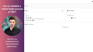 How to schedule a Talend Studio process in Taland Cloud Management Console [upl. by Housen]