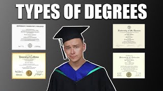 Different Types Of Degrees Explained Associates Bachelors Masters Doctorate and Professional [upl. by Damek343]