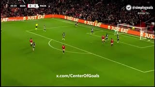 Amad Diallo Amazing GoalManchester United vs PAOK 10 All Goals and Extended Highlights [upl. by Elocaj270]