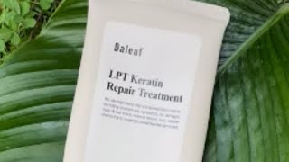 Review of Daleaf LPT Keratin Repair Treatment [upl. by Elodia]