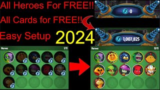 How To Unlock All Heroes and Cards in PvZ Heroes in 2024 [upl. by Brunk]