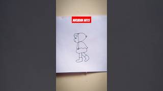 R  👦  Turn letter R into Drawing easy  art drawing viral  shorts [upl. by Iniffit]