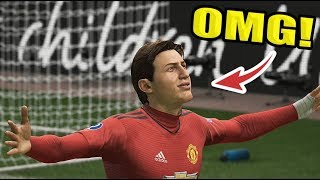 CASTAÑEDA DEBUTA CON EL MANCHESTER UNITED OMG  FIFA 19 modo carrera [upl. by Lalib]