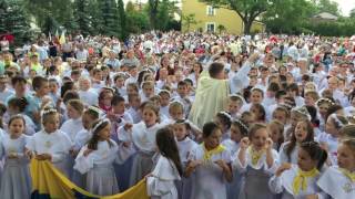 Pielgrzymka dzieci pierwszokomunijnych do Świnic Warckich [upl. by Lerak]