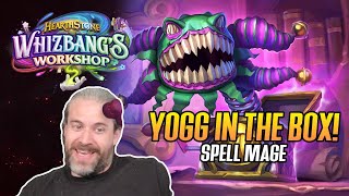 Hearthstone Yogg In the Box Spell Mage in Whizbangs Workshop [upl. by Atiekal]