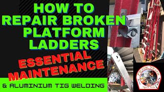 How to repair broken platform ladders  Essential maintenance [upl. by Clem]