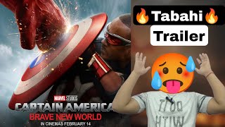 Captain America Brave New World Trailer in Hindi  Captain America Trailer • ReviewampReaction [upl. by Omrellig]