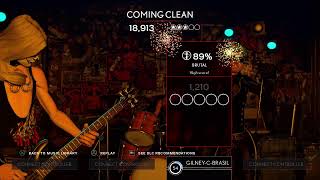 Rock Band 4 PS5  Brutal Mode Green Day  Coming Clean [upl. by Yrokcaz914]