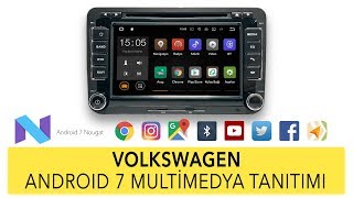 Volkswagen Android 7 Nougat Multimedya Sistemi Tanıtımı [upl. by Melisandra]