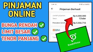 Pinjaman online Bunga Rendah  pinjaman online limit besar tenor panjang  kredit pintar [upl. by Darees]