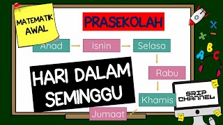 Matematik Awal Pasekolah Hari Dalam Seminggu [upl. by Yniatirb]