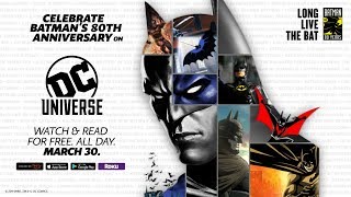 Batman 80th Celebration  DC Universe  The Ultimate Membership [upl. by Eimmak]