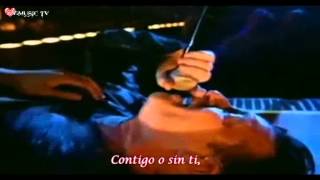 U2  Live with or without you  Subtitulos Español  SD [upl. by Rhpotsirhc675]