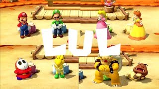 All Characters Laughing Animations in Super Mario Party [upl. by Colburn]