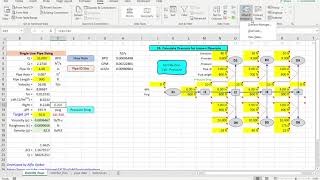 Hydraulic Calculation Pipeline Network with Excel and VBA [upl. by Broida954]