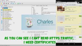 Charles Proxy on Android  HTTP and SSLHTTPS traffic [upl. by Rahal]