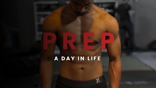 DAY IN LIFE BODYBUILDING PREP [upl. by Anirual]