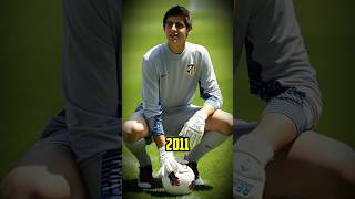 Thibaut Courtois Evolution thibautcourtois football soccer evolution shorts shortvideo [upl. by Eppilihp148]