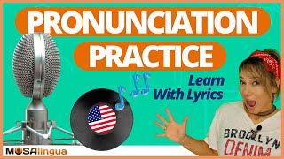 English Pronunciation Practice  Learn With Lyrics [upl. by Arik]