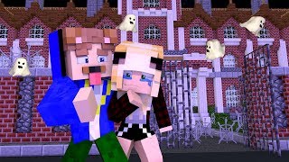 WIR GEHEN IN EIN GRUSEL HAUS IN MINECRAFT [upl. by Eedia707]