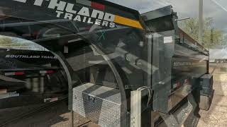 Southland SL716G 24KHS Dump Trailer Walkaround [upl. by Annavaig504]