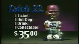 Dallas Cowboys Emmitt Smith Bobblehead 2001 Commercial Catch 22 [upl. by Desiri]