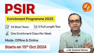 PSIR Enrichment Programme 2025 by Vajiram amp Ravi [upl. by Derf]