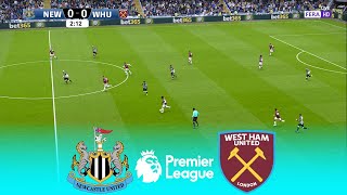 LIVE 🔴 NEWCASTLE vs WEST HAM UNITED  Premier League 20242025  Full Match  FL 2025 Gameplay [upl. by Meean]