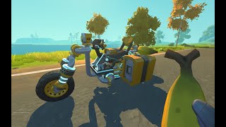 Scrap Mechanic Survival  HowToTune  The Banana Bike MK25  Motorbike [upl. by Nilekcaj870]