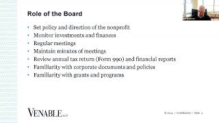 Building a Nonprofit Board of Directors Legal and Strategic Issues [upl. by Ecinnahs]