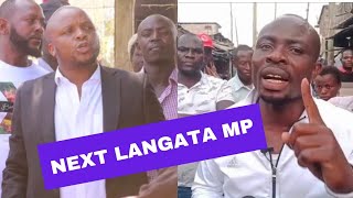 BABA AMESEMA❗ IM THE NEXT LANGATA MP‼️GAUCHO GIVES BUSSARY TO LANGATA RESIDENTS TO UNSEAT JALANGO [upl. by Attelahs]