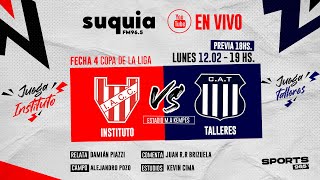 En Vivo  Instituto  Talleres  Copa de la Liga  Radio Suquia [upl. by Nylirak]