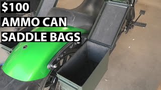 DIY Ammo Can Saddle Bags [upl. by Tolliver]