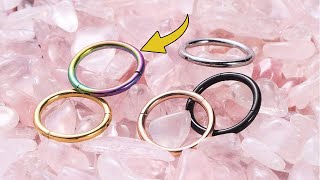 Fansing 316L Surgical Steel Hinged Nose Rings USBJ01 Review  Durable and Stylish Nose Jewelry [upl. by Adoree]