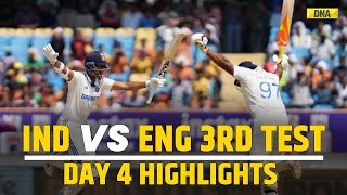 IND vs ENG 3rd Test Day 4 Highlights Jaiswal Jadeja Shine As India Beat England By 434 Runs [upl. by Alek141]