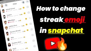 Snapchat pe streak emoji kaise change kare how to change streak emoji in snapchat arhankhan03 [upl. by Akialam617]