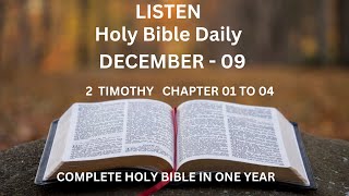 Bible Reading l Daily l English l Complete Holy Bible in one year [upl. by Branca]