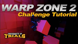 Trials Fusion  Warp Zone 2  Challenge Tutorial [upl. by Naenaj]