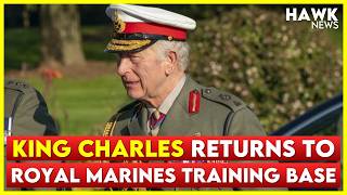 King Charles Meets and Honors Recruits at Royal Marines Training Base [upl. by Merle]